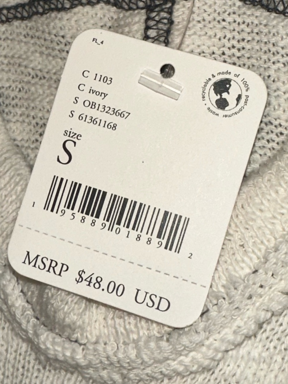 Free People / We The Free NWT Boho Tank Lightweight Women’s V-Neck - Size Small - Picture 6 of 11